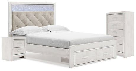 Furniture City Houma - Ashley Furniture - Altyra Queen Storage Bed, Chest and Nightstand - Queen Storage Bed, Chest and Nightstand - B2640B65