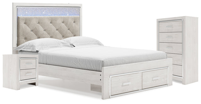 Furniture City Houma - Ashley Furniture - Altyra Queen Storage Bed, Chest and Nightstand - Queen Storage Bed, Chest and Nightstand - B2640B65