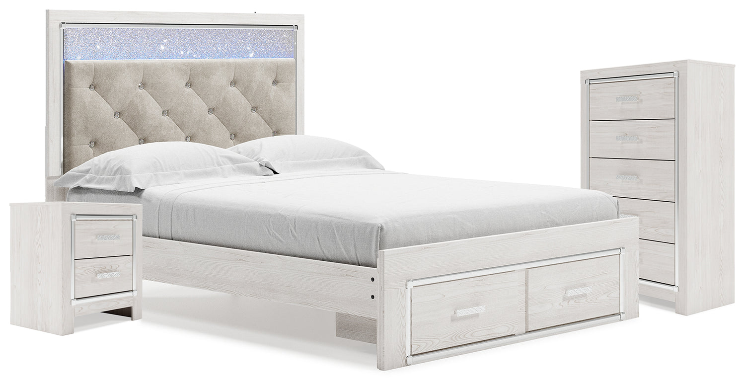 Altyra Queen Storage Bed, Chest and Nightstand