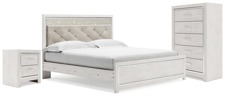 Furniture City Houma - Ashley Furniture - Altyra King Panel Bed, Chest and 2 Nightstands - King Panel Bed, Chest and 2 Nightstands - B2640B61