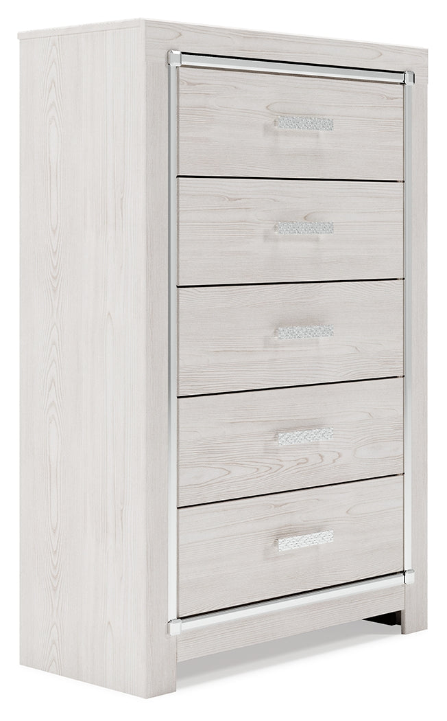 Altyra King Storage Bed, Chest and 2 Nightstands