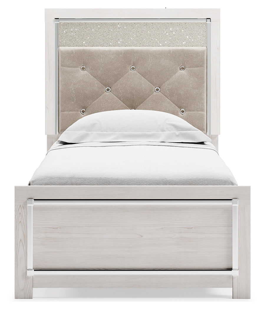 Altyra Twin Panel Bed, Chest and Nightstand