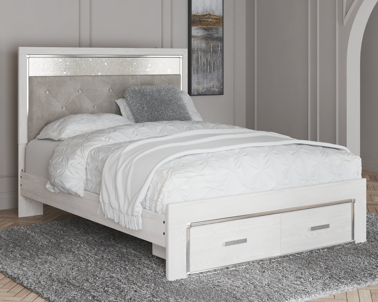 Furniture City Houma - Ashley Furniture - Altyra Queen Upholstered Storage Bed - Queen Upholstered Storage Bed - B2640B17