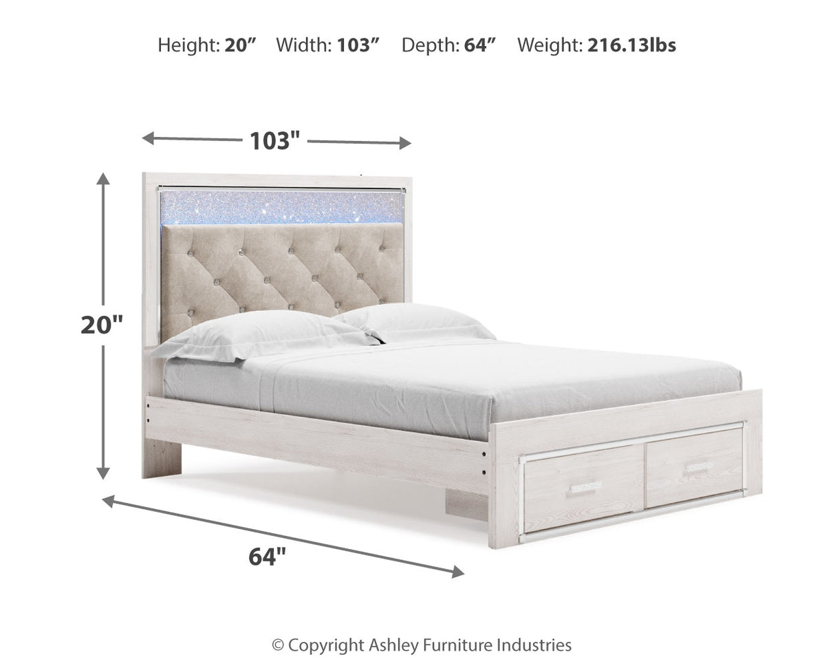 Altyra Queen Storage Bed, Chest and 2 Nightstands