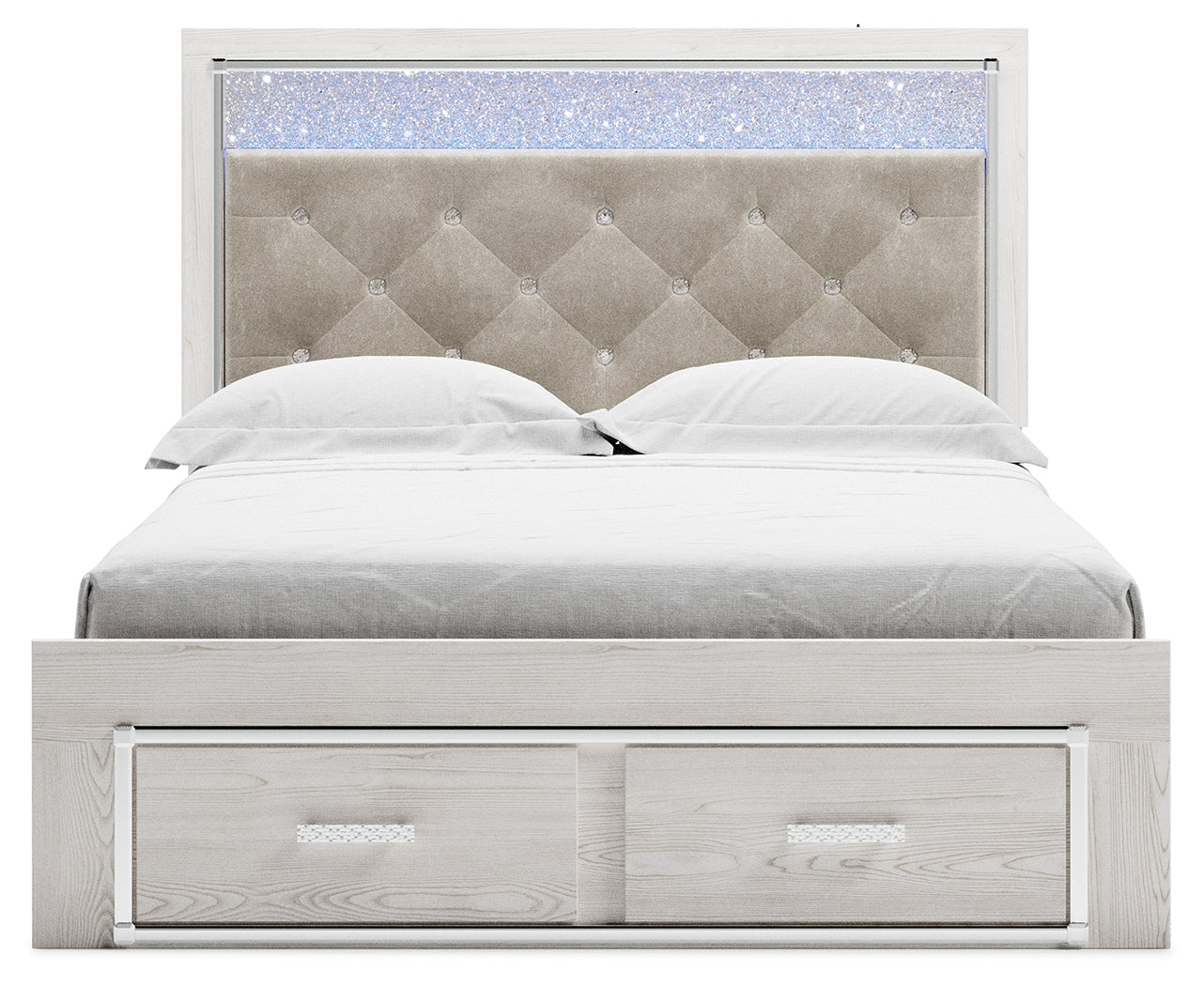 Altyra Queen Storage Bed, Dresser Mirror, Chest and 2 Nightstands
