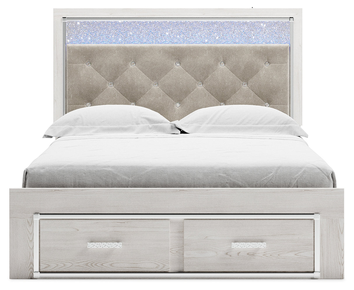 Altyra Queen Storage Bed, Chest and 2 Nightstands