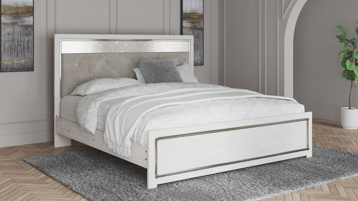 Altyra King Panel Bed, Chest and 2 Nightstands