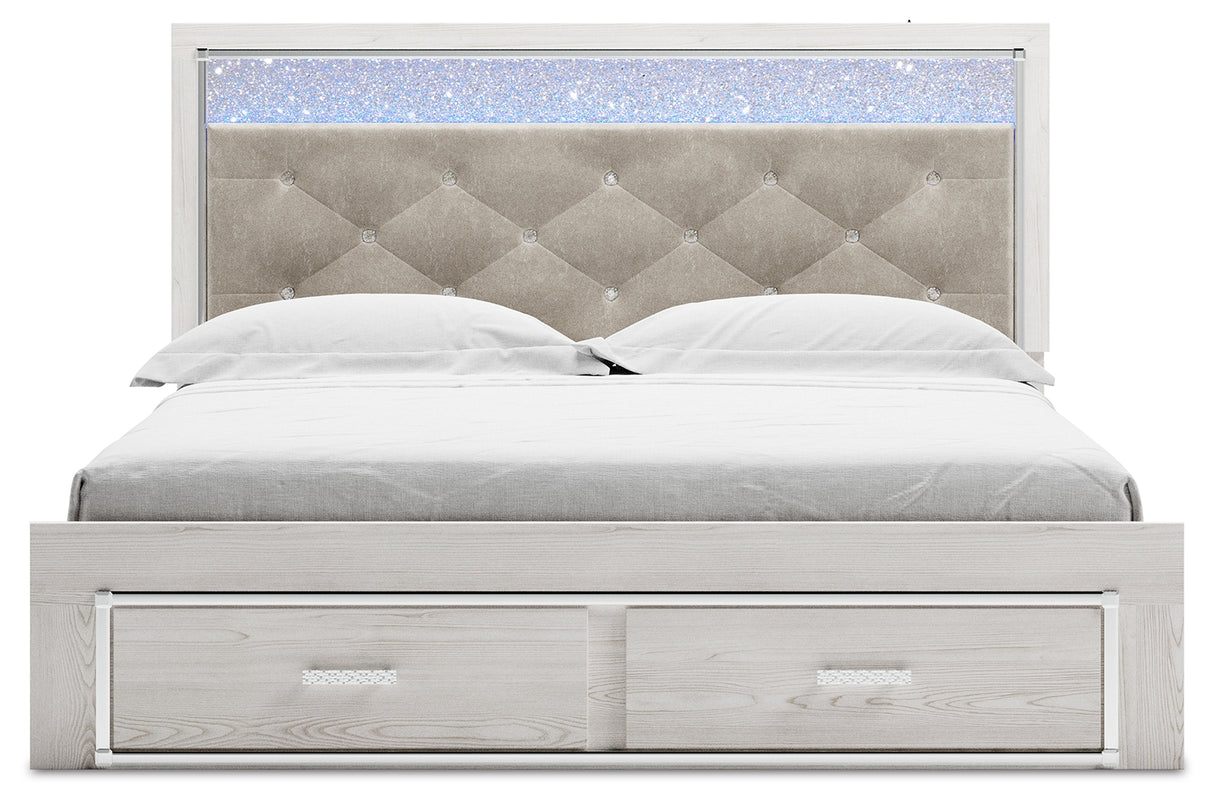Altyra King Storage Bed, Chest and 2 Nightstands