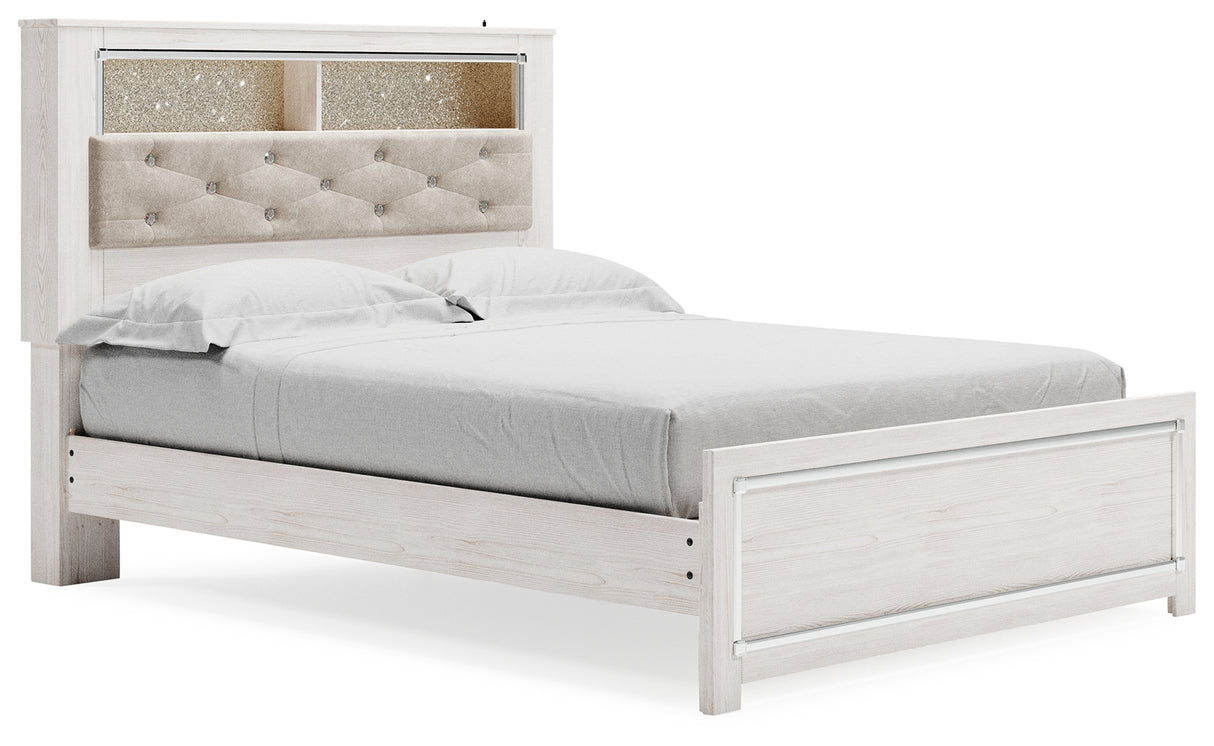 Altyra Queen Bookcase Bed, Dresser, Chest and Nightstand