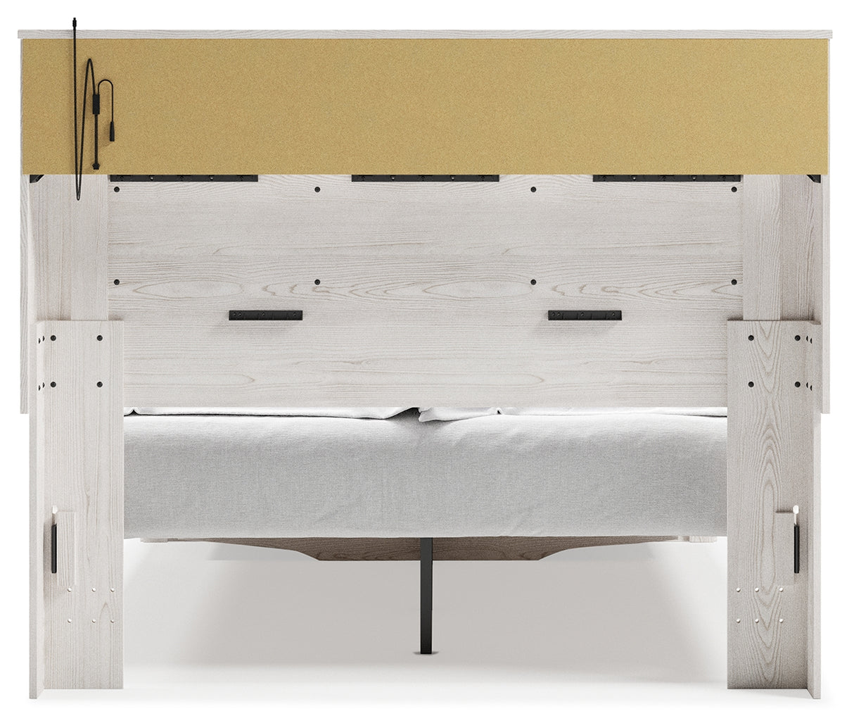 Altyra Queen Bookcase Storage Bed, Dresser and Mirror