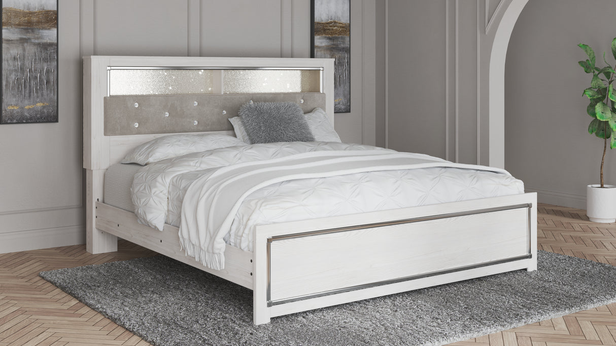 Furniture City Houma - Ashley Furniture - Altyra King Panel Bookcase Bed - King Panel Bookcase Bed - B2640B5