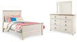 Furniture City Houma - Ashley Furniture - Willowton Full Panel Bed, Dresser and Mirror - Full Panel Bed, Dresser and Mirror - B267B54