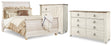 Furniture City Houma - Ashley Furniture - Willowton Queen Sleigh Bed, Dresser and Chest - Queen Sleigh Bed, Dresser and Chest - B267B63