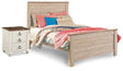 Furniture City Houma - Ashley Furniture - Willowton Full Panel Bed and Nightstand - Full Panel Bed and Nightstand - B267B41