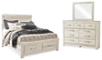 Furniture City Houma - Ashley Furniture - Bellaby Queen Panel Storage Bed, Dresser and Mirror - Queen Panel Storage Bed, Dresser and Mirror - B331B5