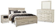 Furniture City Houma - Ashley Furniture - Bellaby King Panel Storage Bed, Dresser, Mirror and Nightstand - King Panel Storage Bed, Dresser, Mirror and Nightstand - B331B12