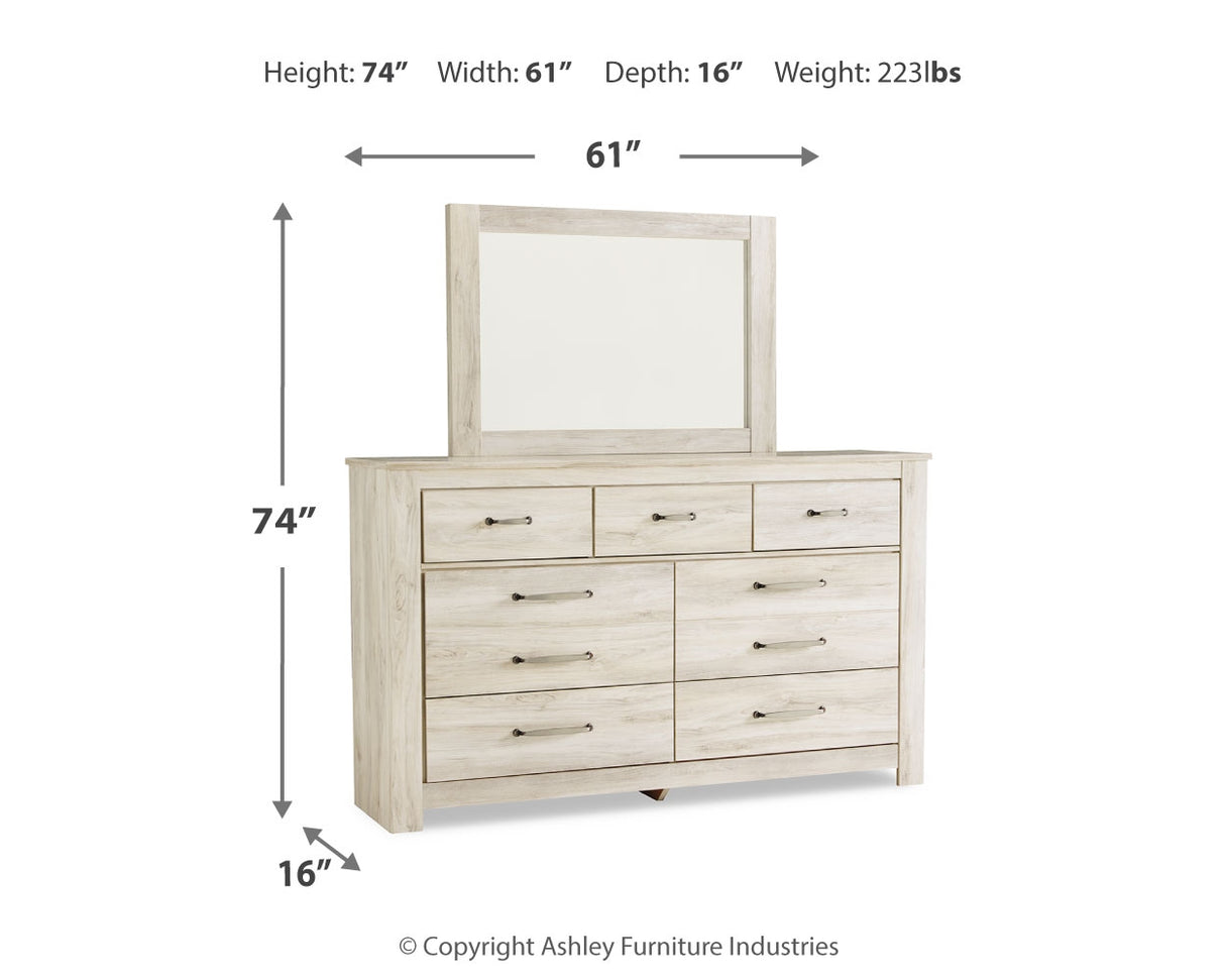 Bellaby Queen Panel Bed, Dresser and Mirror
