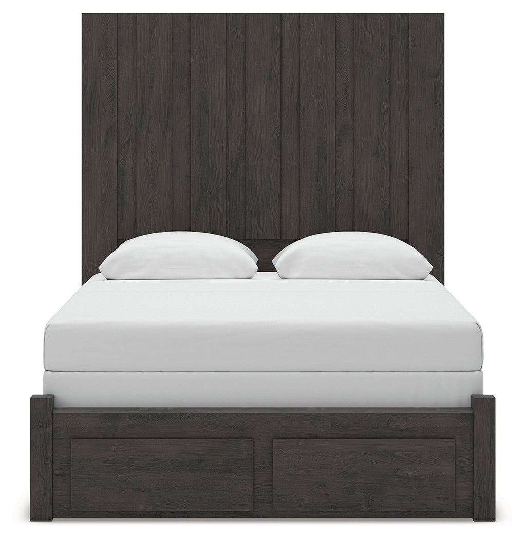 Fraluna Queen Panel Storage Bed, Dresser and Mirror