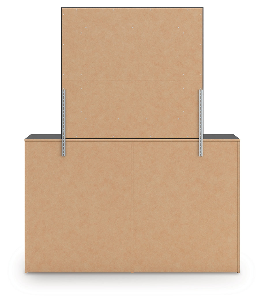 Zuraleus Queen Panel Bed, Dresser, Mirror and Nightstand