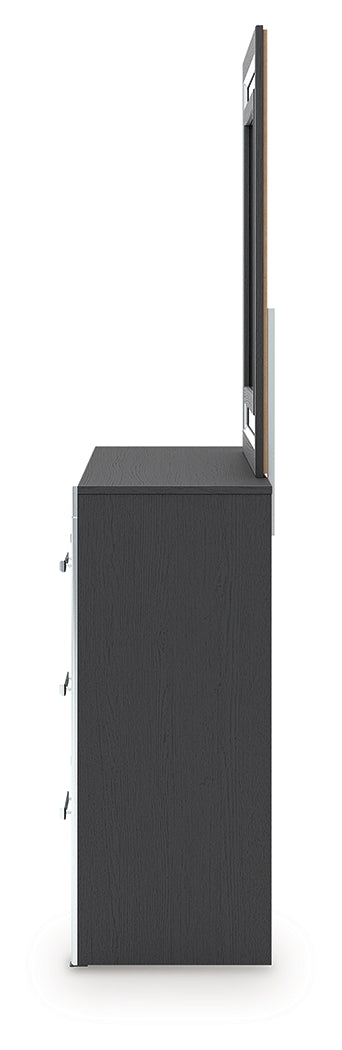 Zuraleus King Panel Bed, Dresser, Mirror and Nightstand