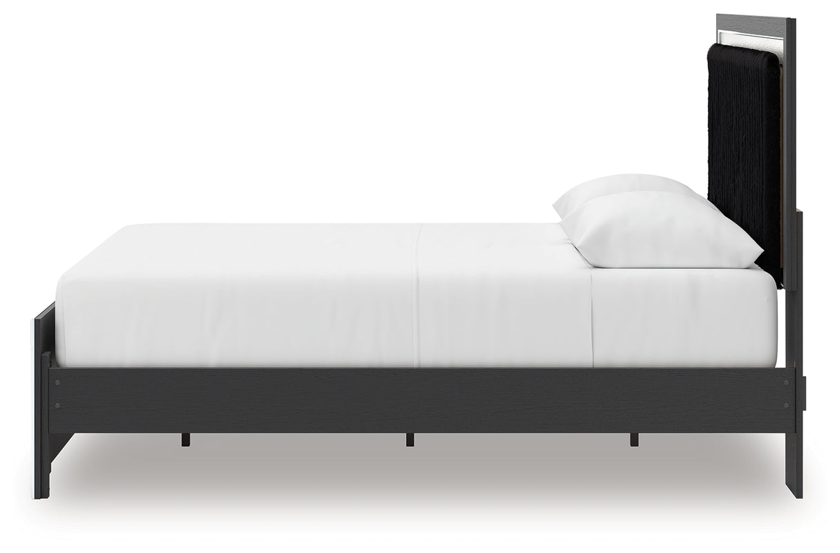 Zuraleus Queen Upholstered Bed, Dresser, Mirror and Nightstand