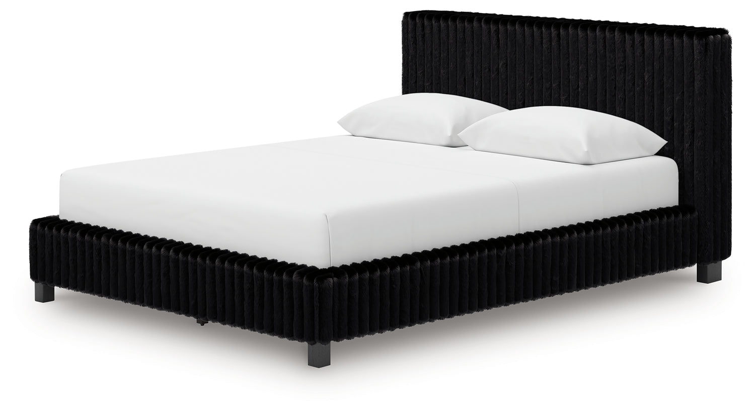 Zuraleus Queen Upholstered Bed, Dresser and Nightstand