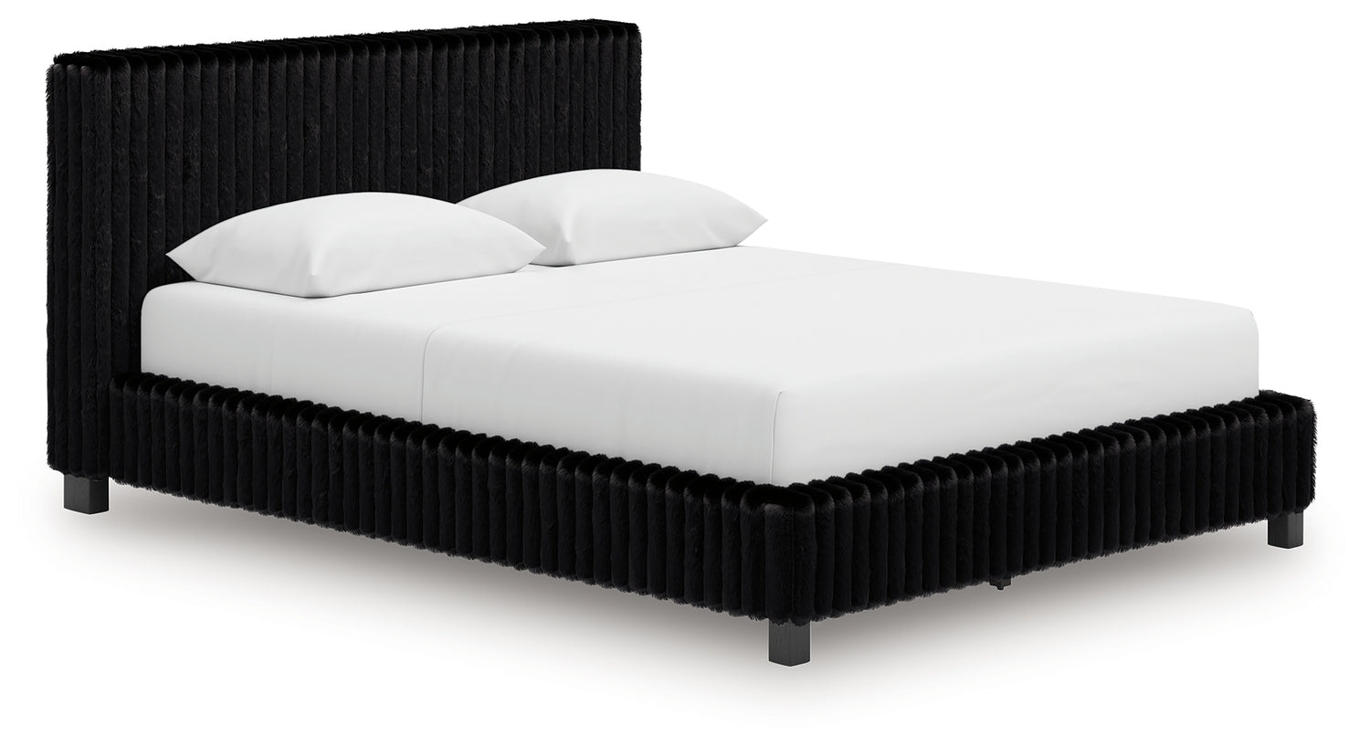 Zuraleus Queen Upholstered Bed, Dresser and Nightstand