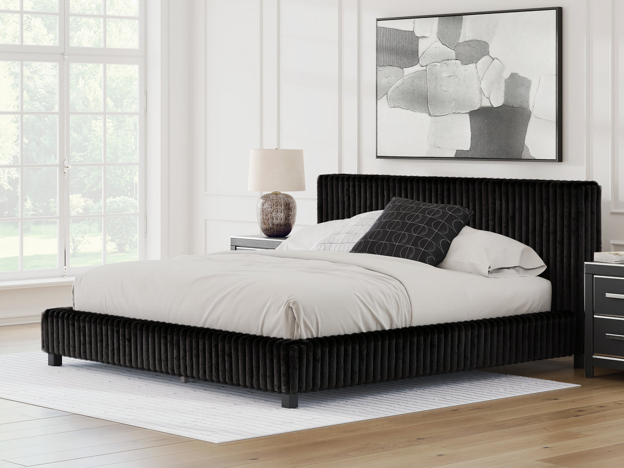 Furniture City Houma - Ashley Furniture - Zuraleus King Upholstered Bed - King Upholstered Bed - PCB3380B13