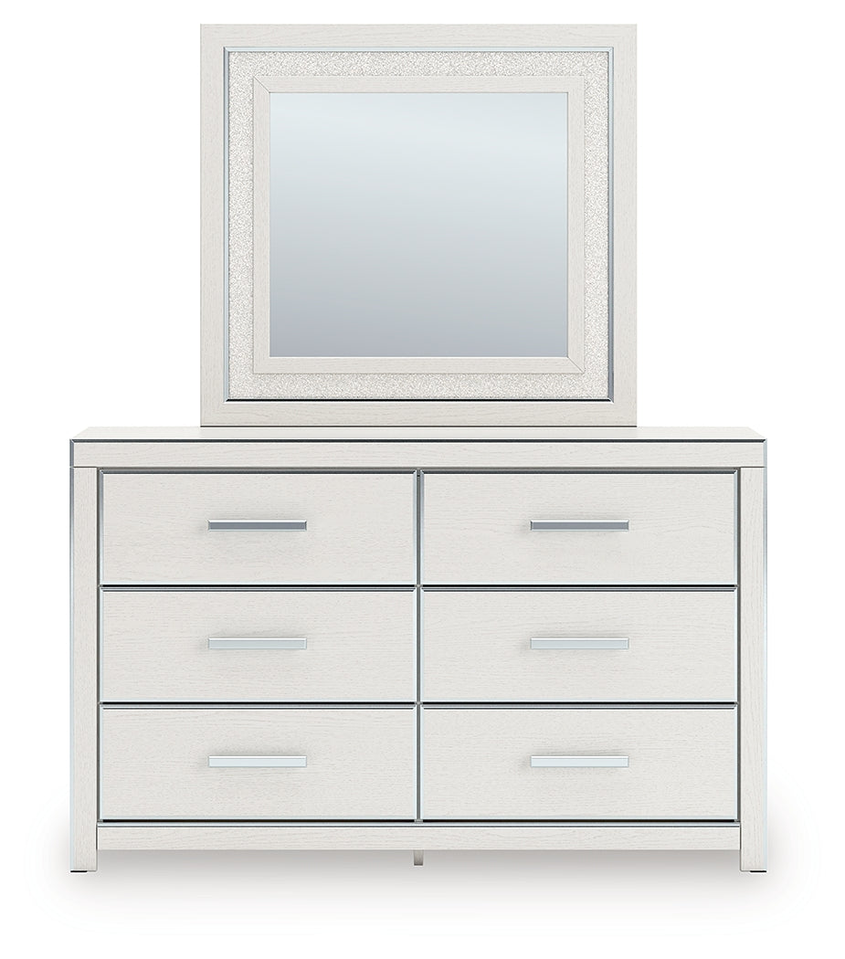 Zuraleus Queen Storage Bed, Dresser, Mirror and Nightstand
