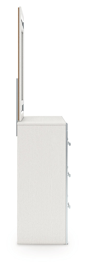 Zuraleus Queen Storage Bed, Dresser, Mirror and Nightstand