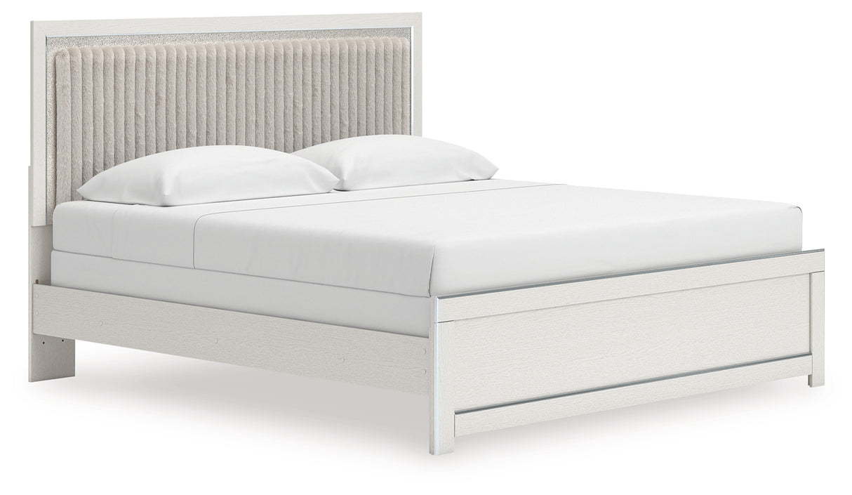 Zuraleus King Upholstered Panel Bed