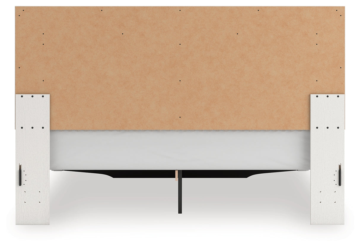 Zuraleus King Upholstered Panel Storage Bed