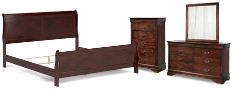 Furniture City Houma - Ashley Furniture - Alisdair King Sleigh Bed, Dresser, Mirror and Chest - King Sleigh Bed, Dresser, Mirror and Chest - B376B26