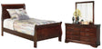 Furniture City Houma - Ashley Furniture - Alisdair Twin Sleigh Bed, Dresser and Mirror - Twin Sleigh Bed, Dresser and Mirror - B376B6