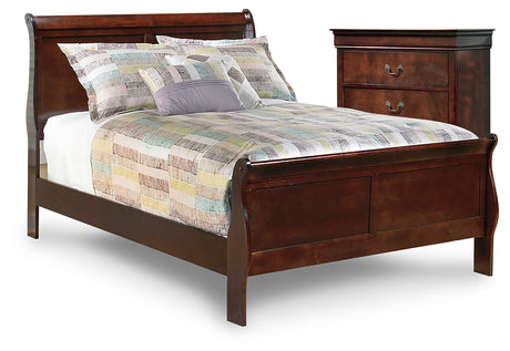 Furniture City Houma - Ashley Furniture - Alisdair Full Sleigh Bed and Chest - Full Sleigh Bed and Chest - B376B34
