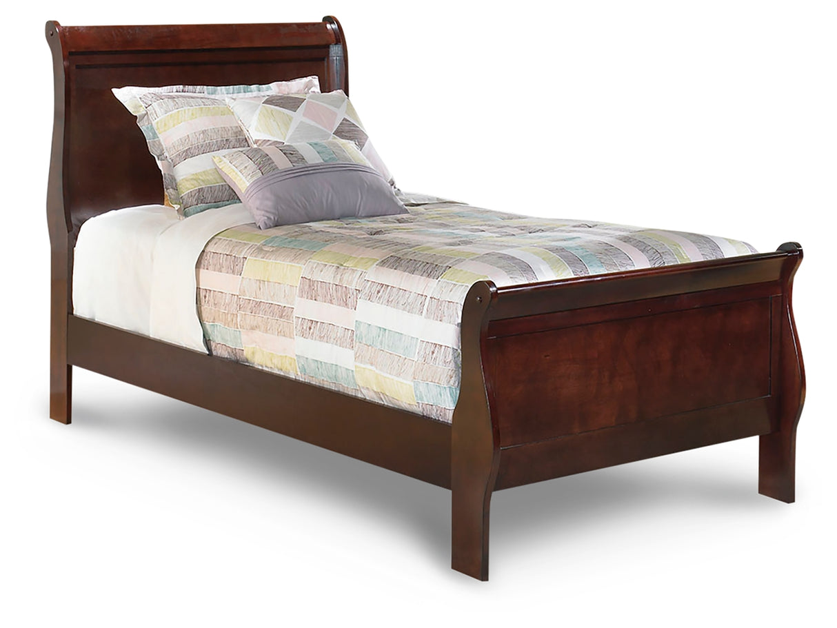 Alisdair Twin Sleigh Bed, 2 Dressers, Mirror and Nightstand