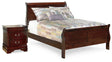 Furniture City Houma - Ashley Furniture - Alisdair Full Sleigh Bed and Nightstand - Full Sleigh Bed and Nightstand - B376B16