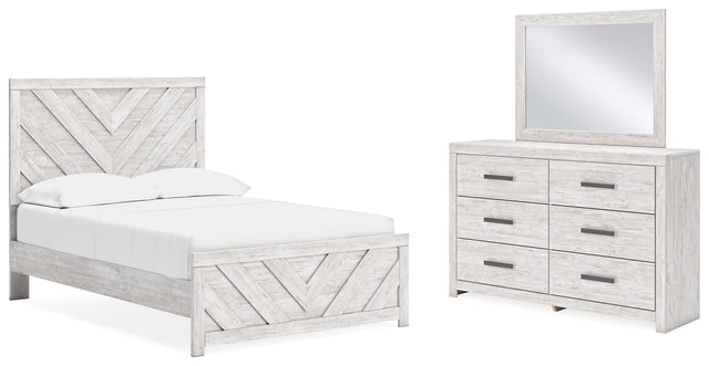 Furniture City Houma - Ashley Furniture - Cayboni Full Panel Bed, Dresser and Mirror - Full Panel Bed, Dresser and Mirror - B3788B3