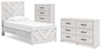 Furniture City Houma - Ashley Furniture - Cayboni Twin Panel Bed, Dresser and Chest - Twin Panel Bed, Dresser and Chest - B3788B11
