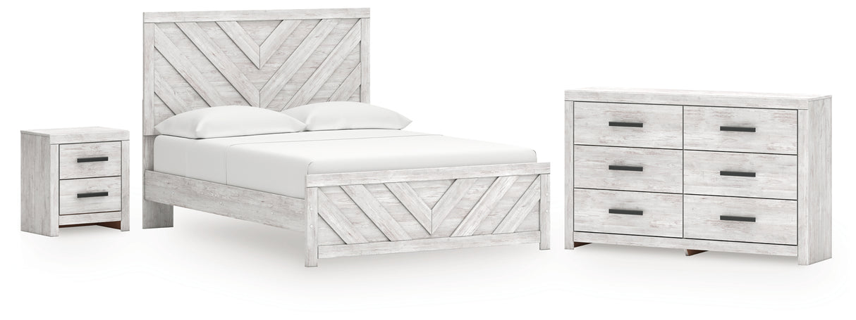 Furniture City Houma - Ashley Furniture - Cayboni Queen Panel Bed, Dresser and Nightstand - Queen Panel Bed, Dresser and Nightstand - B3788B9