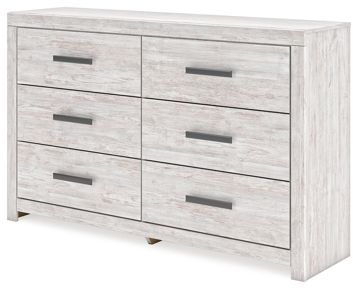 Cayboni Twin Panel Bed, Dresser and Chest