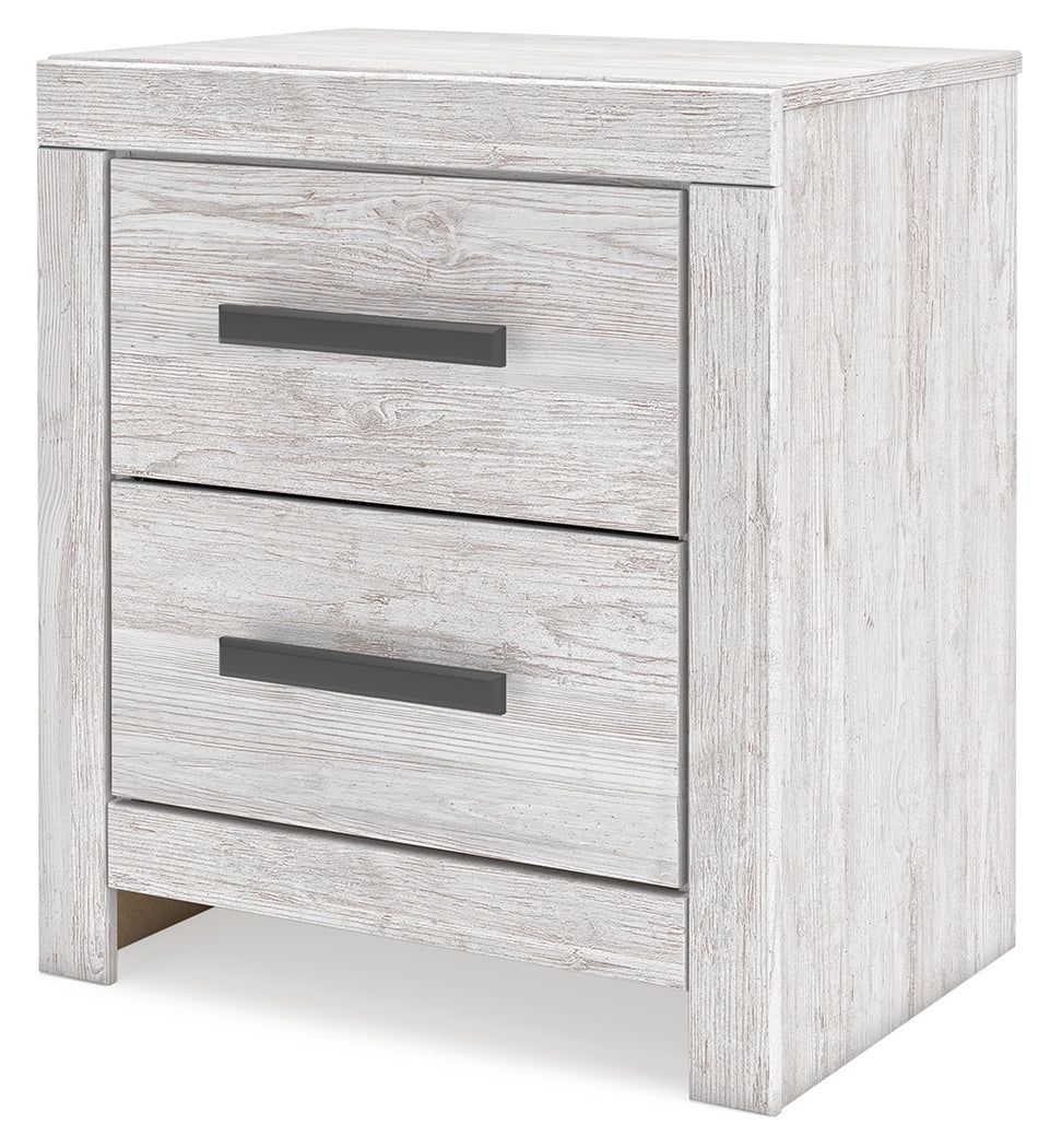 Cayboni King Panel Bed, Dresser, Mirror, Chest and Nightstand