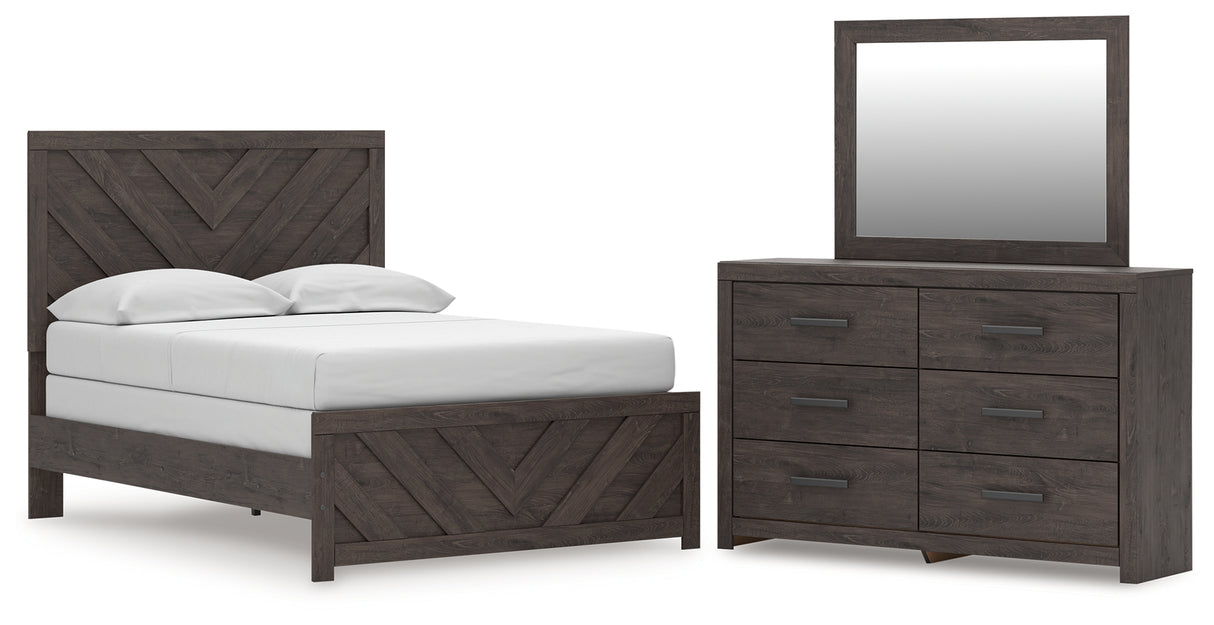 Furniture City Houma - Ashley Furniture - Prendonea Full Panel Bed, Dresser and Mirror - Full Panel Bed, Dresser and Mirror - B3789B6