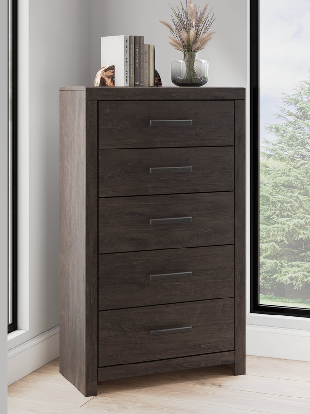 Furniture City Houma - Ashley Furniture - Prendonea Chest of Drawers - Five Drawer Chest - B3789-46