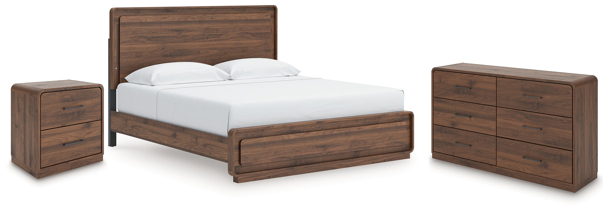 Fortlorn King Panel Bed, Dresser and Nightstand