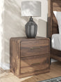 Furniture City Houma - Ashley Furniture - Fortlorn Nightstand - Two Drawer Night Stand - PCB386-92