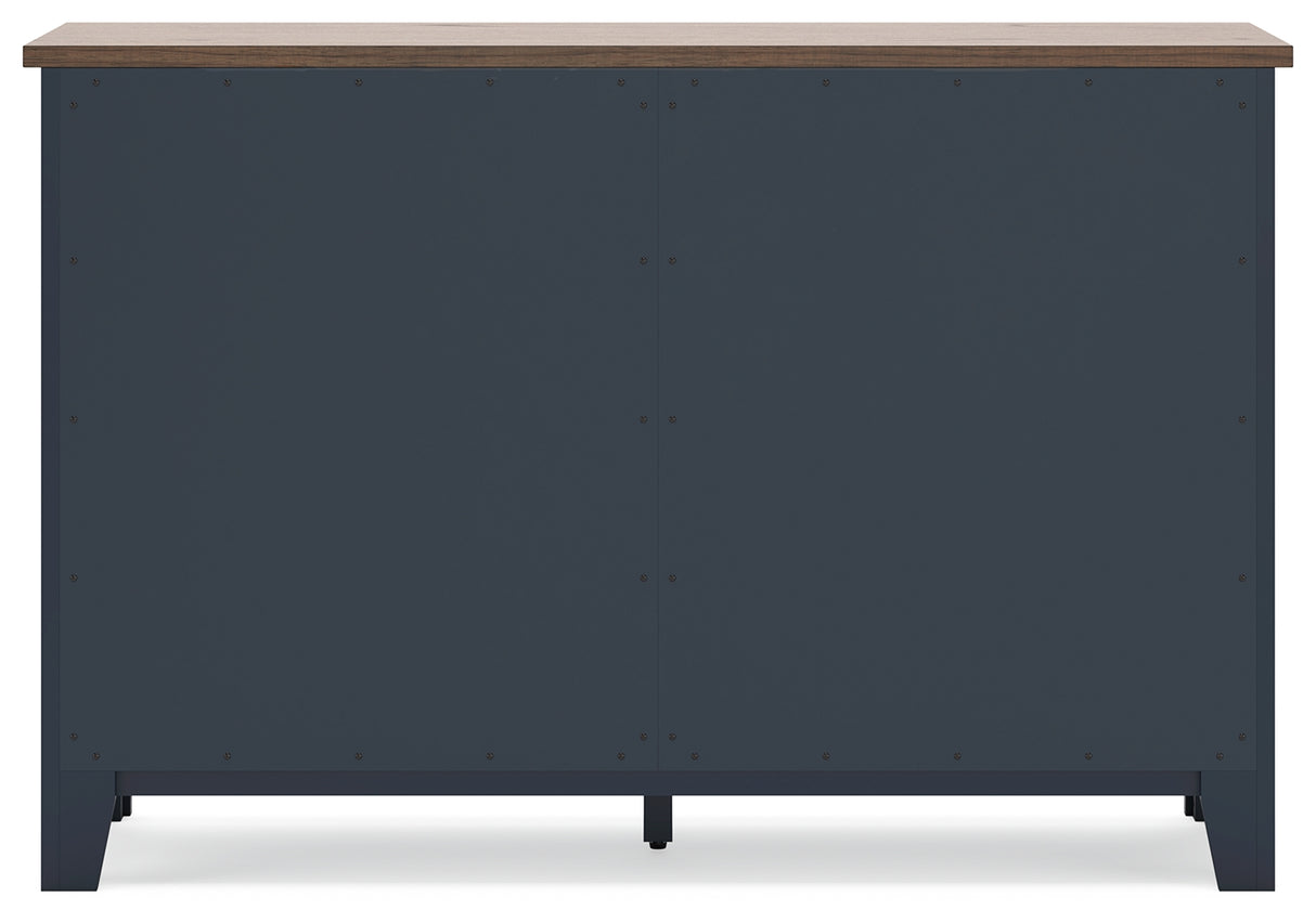 Landocken Twin Panel Bed, Dresser, Chest and Nightstand