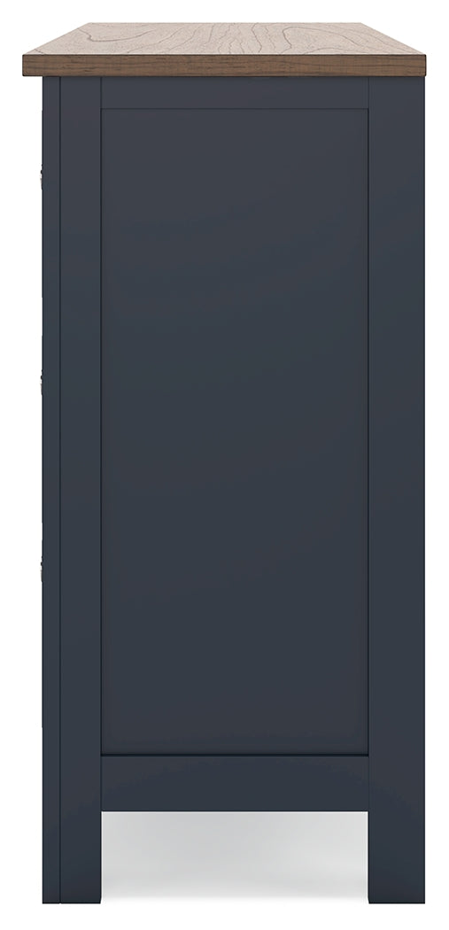 Landocken Twin Panel Bed, Dresser, Chest and Nightstand