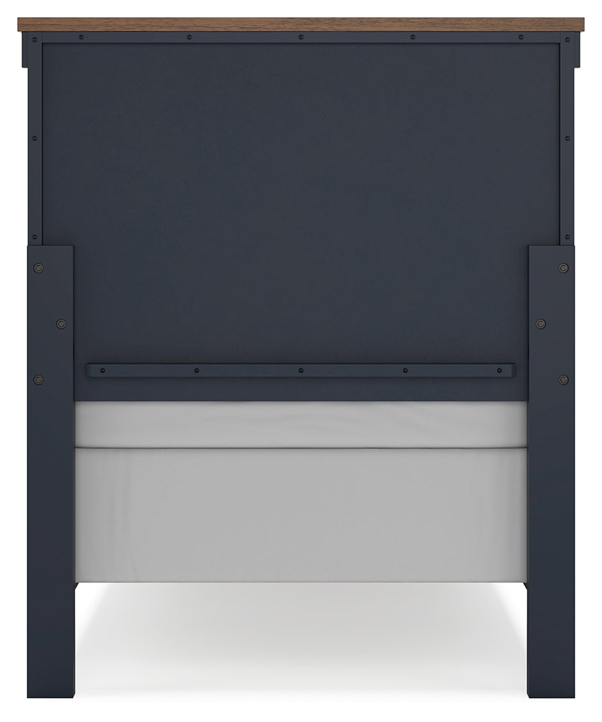 Landocken Twin Panel Bed, Chest and Nightstand