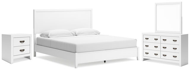 Furniture City Houma - Ashley Furniture - Binterglen King Panel Bed, Dresser, Mirror and Nightstand - King Panel Bed, Dresser, Mirror and Nightstand - B427B16